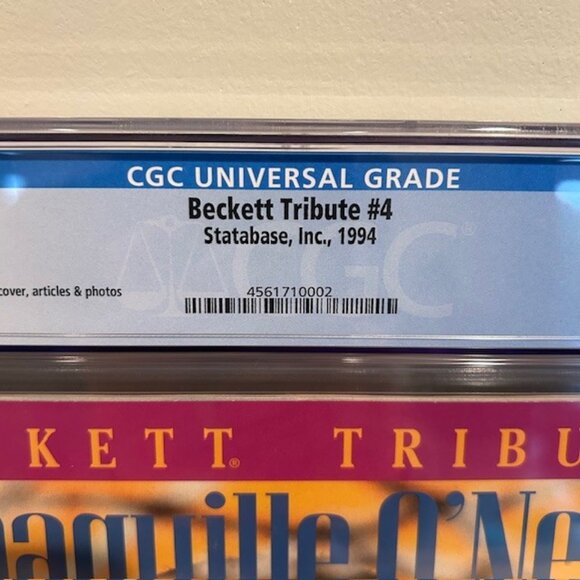 1994 Beckett Tribute Magazine Issue 4 Shaquille O'Neal CGC 9.6 HIGHEST GRADE - Picture 2 of 4